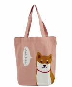 日本進口 帶我去散步 粉紅柴犬包-免運費
